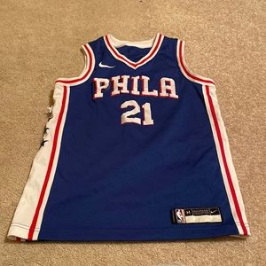 NBA kids jersey. Some letters peeling